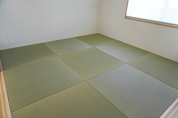 明るくて新しいタタミの和室
