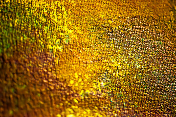 Color Symphony: Macro Photo of Oil Paint Details