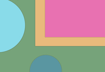 colorful seamless pattern with simple forms