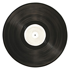 Obraz premium PNG Vinyl white background technology gramophone