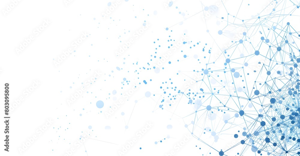Poster abstract background with connected dots and lines, representing a global network concept, in a vecto