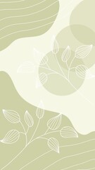 Wallpaper Background Flat Vector Illustration