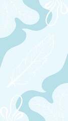 Wallpaper Background Flat Vector Illustration