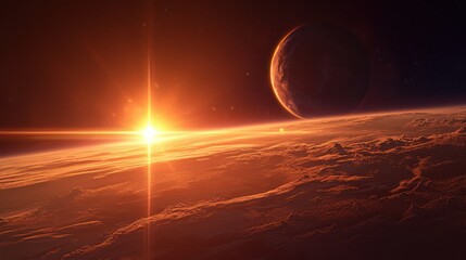  stunning image of Proxima Centauri c, a potentially habitable exoplanet located in the habitable zone of its star.,