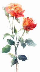 Obraz premium Vintage Rose Pattern with Seamless Floral Background.A classic bouquet of red roses conveys timeless love and beauty.