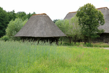 an ancient barn in Bokrijk, Genk, Belgium