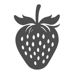 strawberry vector image sign