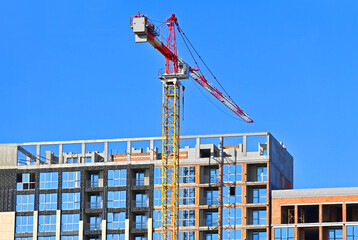 New building construction site