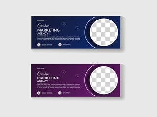 Corporate Facebook Cover Design Template 