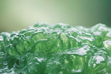 water drops on green leaf