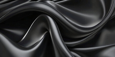 Cloth or fabric soft wavy texture background. White silk background.
