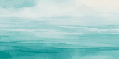 Abstract watercolor soft blue print sea water ocean background. Soft blue sea watercolor liquid fluid texture background.