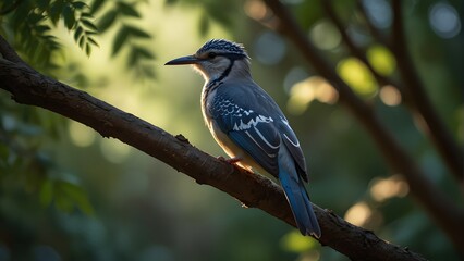 Obraz premium black capped kingfisher Graceful Avian Dance A Bird's Ballet in Nature