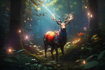 deer in the forest