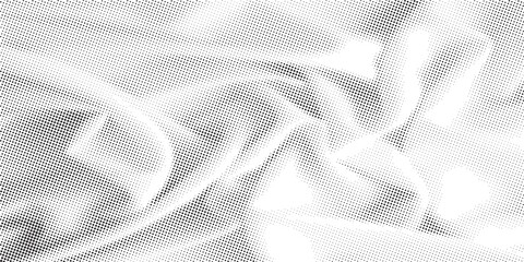Abstract background with circles and halftone dots pattern. Grey and white backdrop