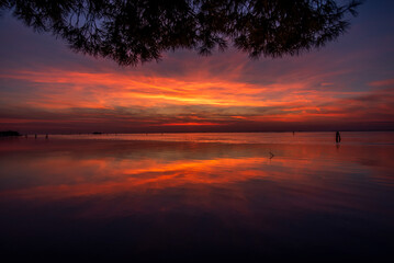 2023 9 30 Lido sunset in the lagoon 90