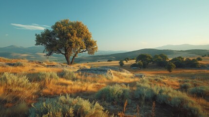 Minimalist Nature Wilderness: A photo capturing the minimalist beauty of a wilderness area