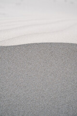 Sand Dunes Ripple Texture on Beach Closeup