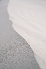 Sand Dune Ripple Texture Closeup