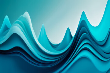 abstract blue wave seamless background