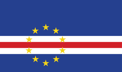 National Flag of Cape Verde, Cape Verde sign, Cape Verde Flag