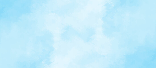 Blue sky with cloud .Beautiful blue sky with white clouds .bright cloud cover in the sun calm clear winter air background .gradient light white background.	