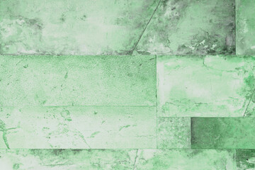 old green wall background or texture.
