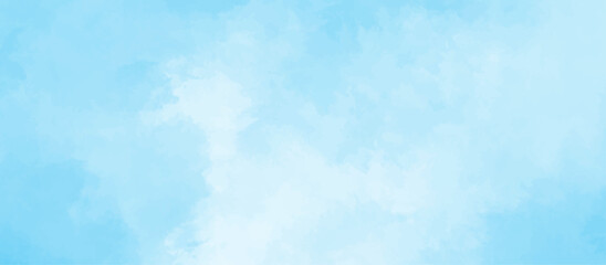 Blue sky with cloud .Beautiful blue sky with white clouds .bright cloud cover in the sun calm clear winter air background .gradient light white background.	