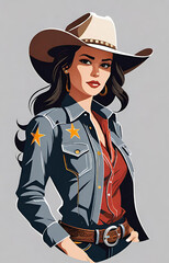 cowboy with a gun