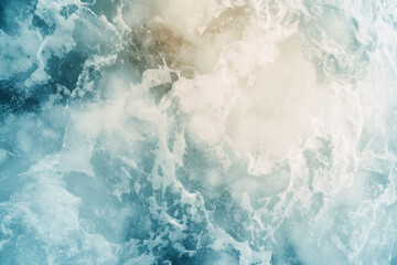 Cloudy sky filled with cumulus clouds, creating a fluid natural landscape. Generative AI