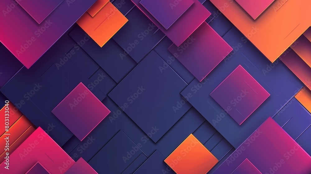 Poster a modern modern flyer template with a repeating pattern of striped squares