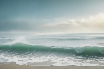 stormy sea waves