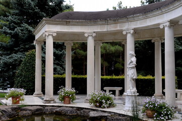 Temple of the goddess Flora in Aivazovskoye park, Partenit, Crimea