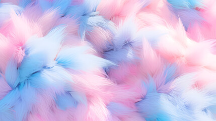 Digital pink and blue furry fabric pattern graphics poster background