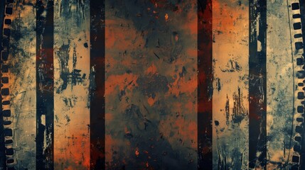 Old film strip texture. Abstract background and texture for design. Copy space.