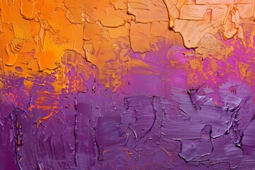 Fototapeta premium abstract orange and purple background, textured canvas in the style of texture canvas