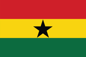 National Flag of Ghana, Ghana sign, Ghana Flag