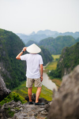 Tourist enjoying stunning views in Vietnam - 803138415