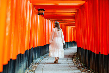 Fushimi Inari shrine in Kyoto - 803139406