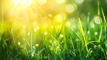Obraz premium green nature background