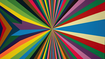 Abstract colorful background with rays