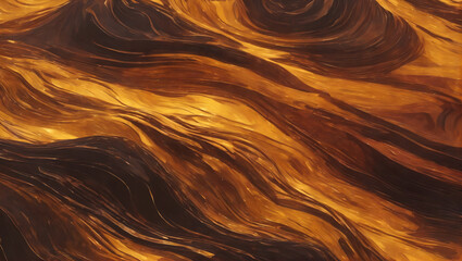 Abstract compositions featuring liquid magma in hues of golden glow, shimmering and undulating against a plain background with subtle lighting, radiating warmth and intensity ULTRA HD 8K