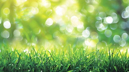 Obraz premium green nature background