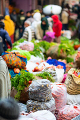 Vegetables market in India - 803141283