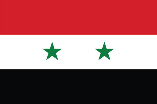 National Flag of Syria, Syria sign, Syria Flag