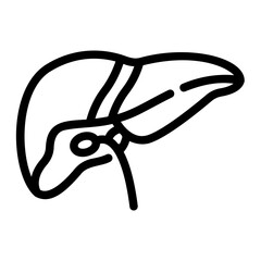 liver outline icon
