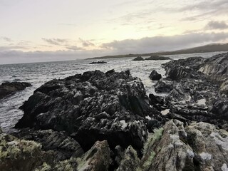 Paesaggi Irlandesi al tramonto 