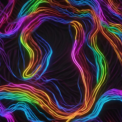 rainbow colors abstract background based on the idea of links between everthing