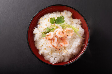 桜えび　出汁茶漬け