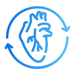 circulatory gradient icon